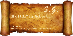 Skultéty Gobert névjegykártya